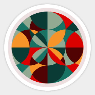 Geo Circles Sticker